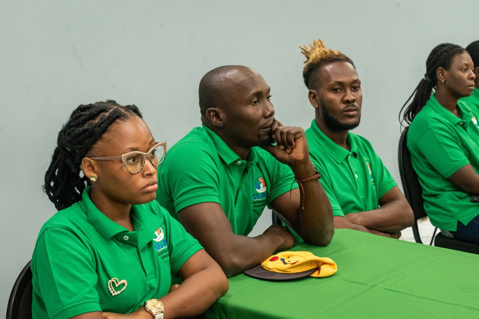 De jeunes membres du COJPS en formation